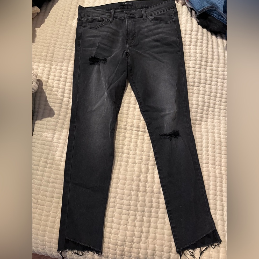 High Rise Black Jeans - Picture 3 of 3